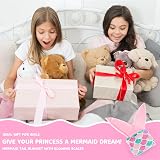 WERNNSAI Mermaid Tail Blanket 110x40cm Glow in Dark Kids Blanket view 7