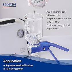 COBETTER 100 Pieces/Pack PES Disc Membrane Filters