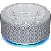 Sound Machine Night Light White Noise Brown Noise Machine 30 Non Looping Sounds 12 Lights 5 Timers 36 Adjustable Volume Memory Function Sleep Sounds Machine for Baby Kids Adult & Home Office Travel