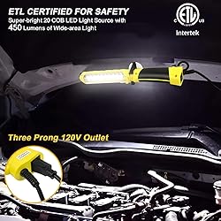 LED Work Light(25FT), COB LED Trouble Light - 16