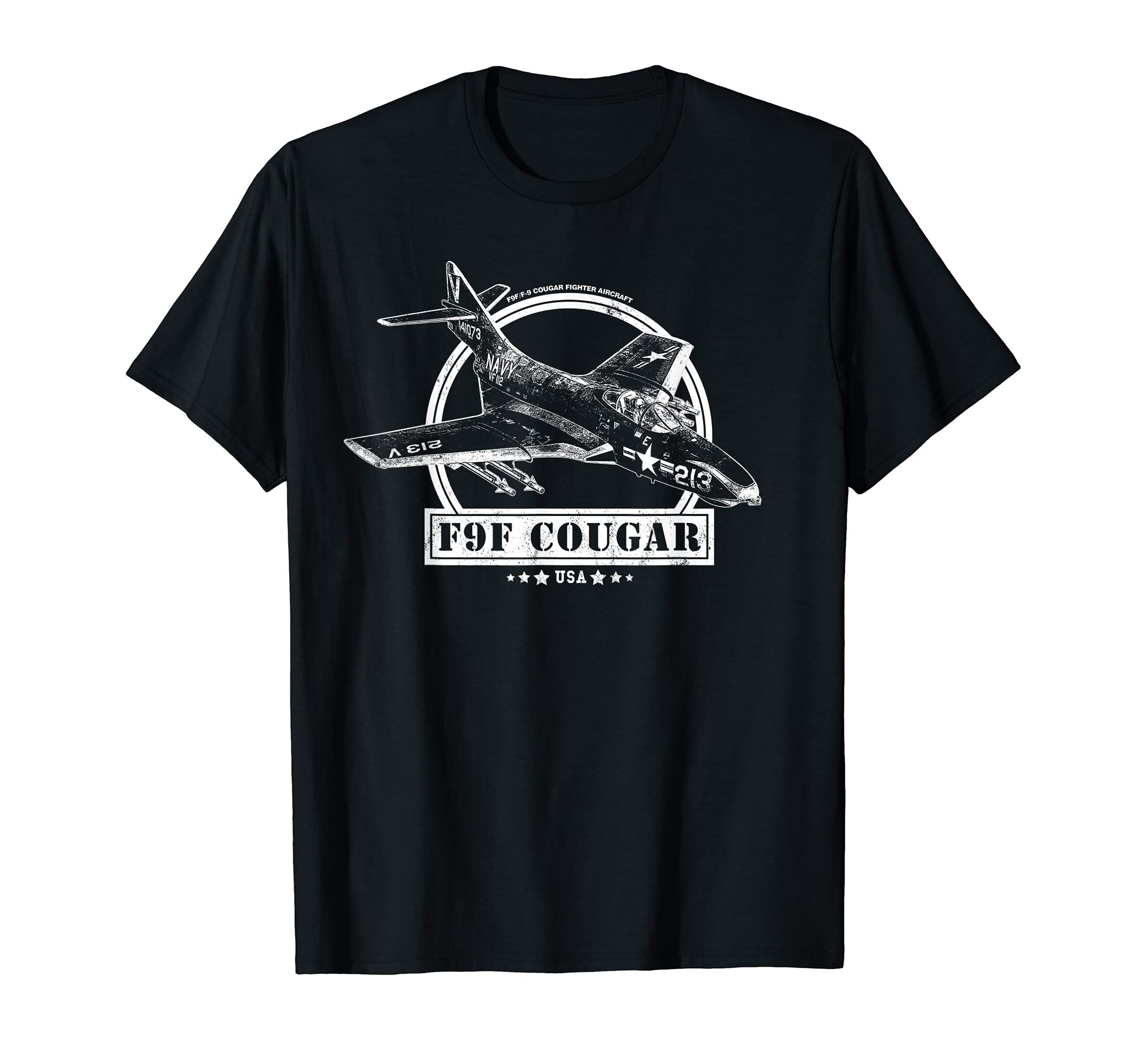 F9F Cougar Fighter Aircraft T-Shirt
