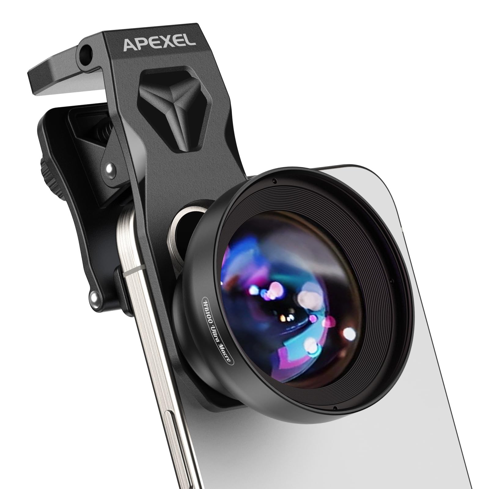 Photo 1 of Upgraded Professional Macro Lens for Smartphone, HB100U Macro Photography Lens for iPhone, Aluminum Phone Camera Lens Kit with Universal Clip. Phone Lens Attachment Fit for iPhone, Android Phone.