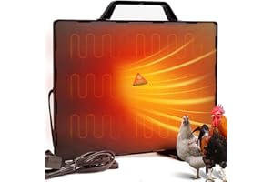 Fuzzy-Bird Enhanced Chicken Coop Heater Heating Panel for Chicken Radiant Heat Panel 2024 Upgraded