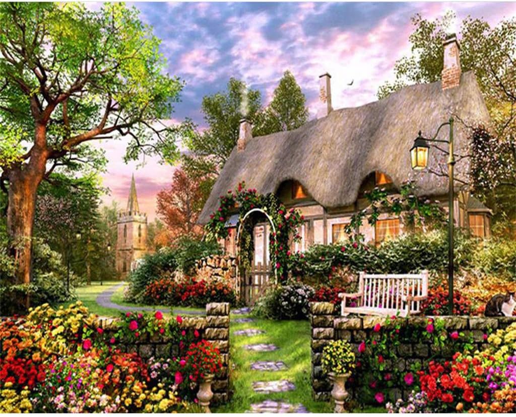 melupa Paint by Numbers DIY Painting Kits by Numbers on Canvas for Adults and Kids