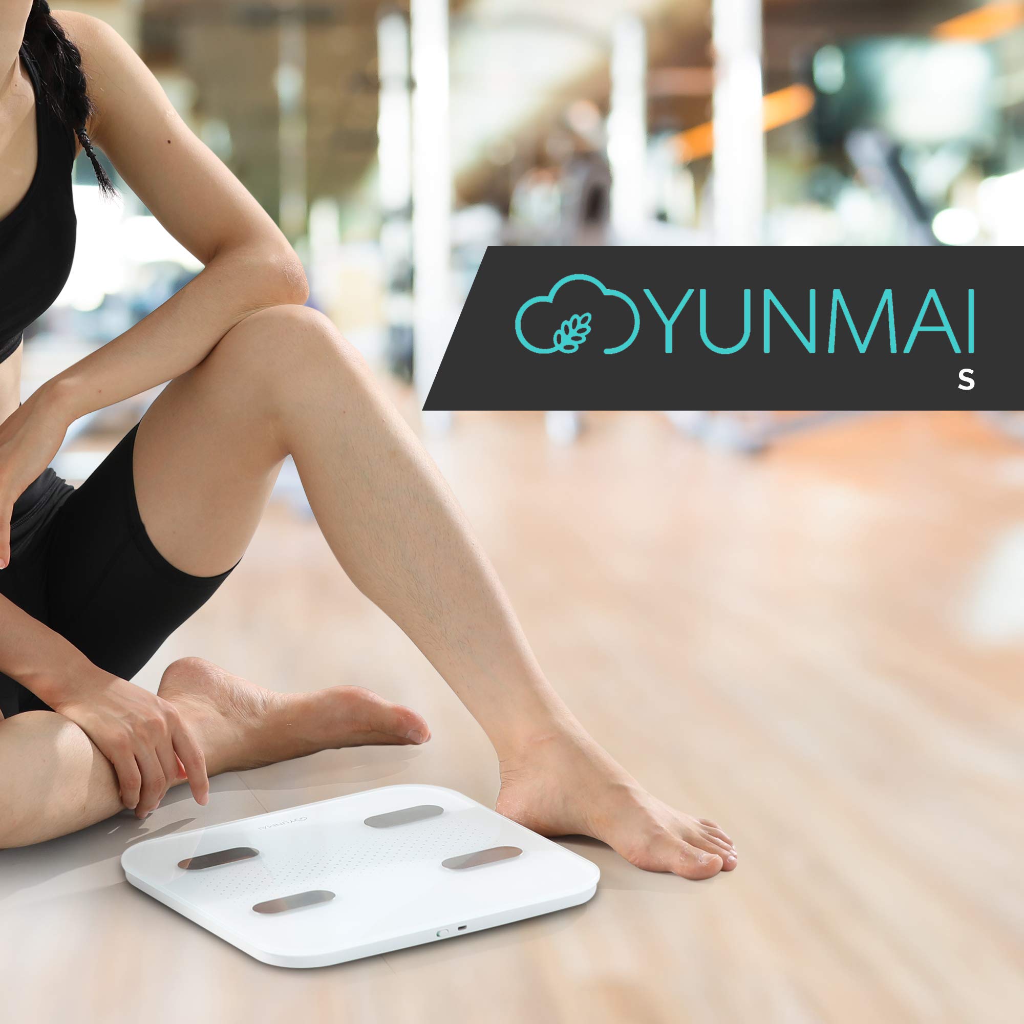 Bluetooth Scale for Weight and Body Fat - Glass Top Accurate Body Weight Scale with Rechargeable Battery - Measure and Track 10 Body Composition Factors for Optimal Health - BMI Scale