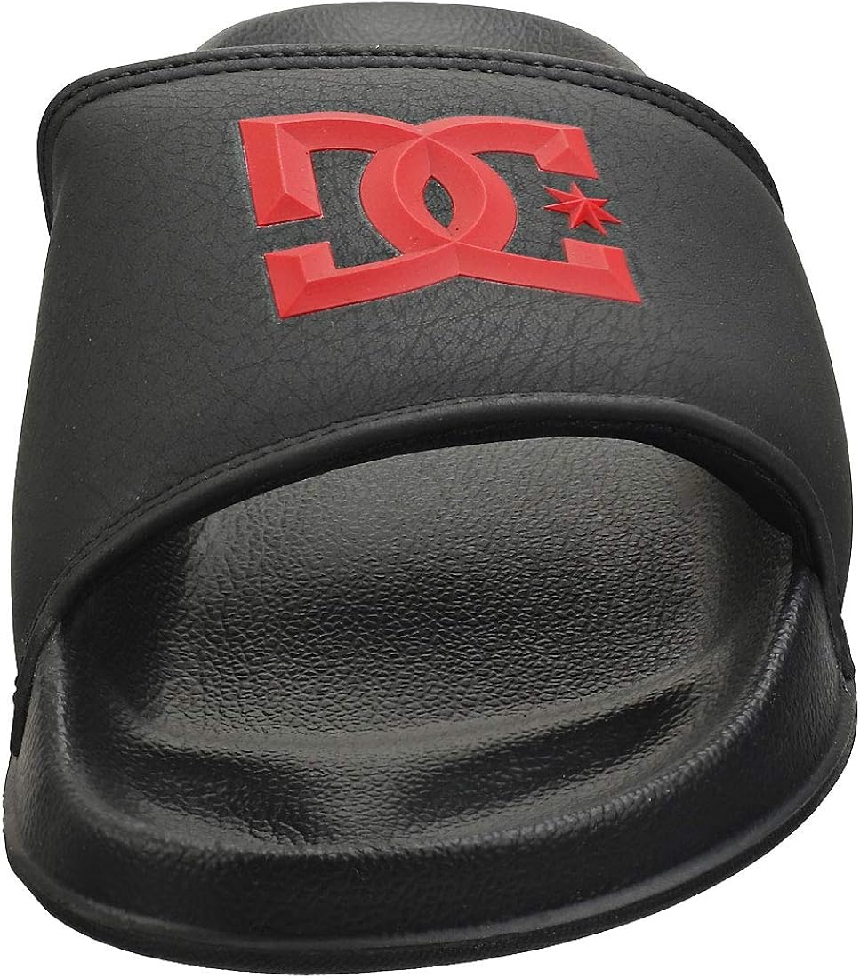 DC Shoes Men's Beach & Pool Shoes, Black Red, US:7: Shoes