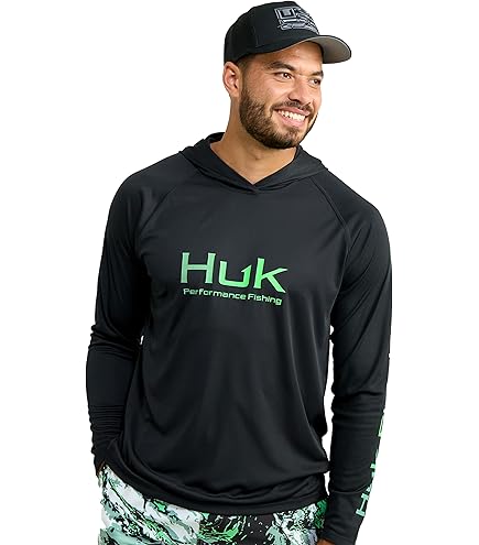 HUK Icon X Sweat à capuche à manches longues pour homme