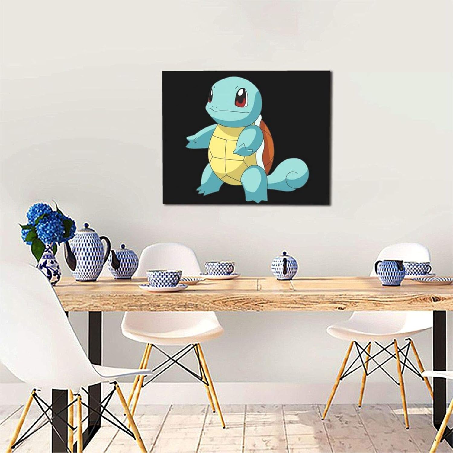 Amazon ゼニガメ 1 家の装飾リビングルームウォールアート写真壁掛け 部屋 装飾 壁絵 インテリア絵画 おしゃれポスター 壁掛け絵画パネルのアートワーク現代のプリントキャンバスプ 壁アート40 50cm ウォールステッカー オンライン通販