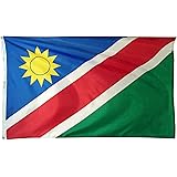 Online Stores Namibia Printed Polyester Flag, 3 by 5-Feet