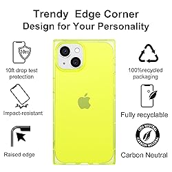 LoeoeL for iPhone 13 Mini Clear Case Rectangle
