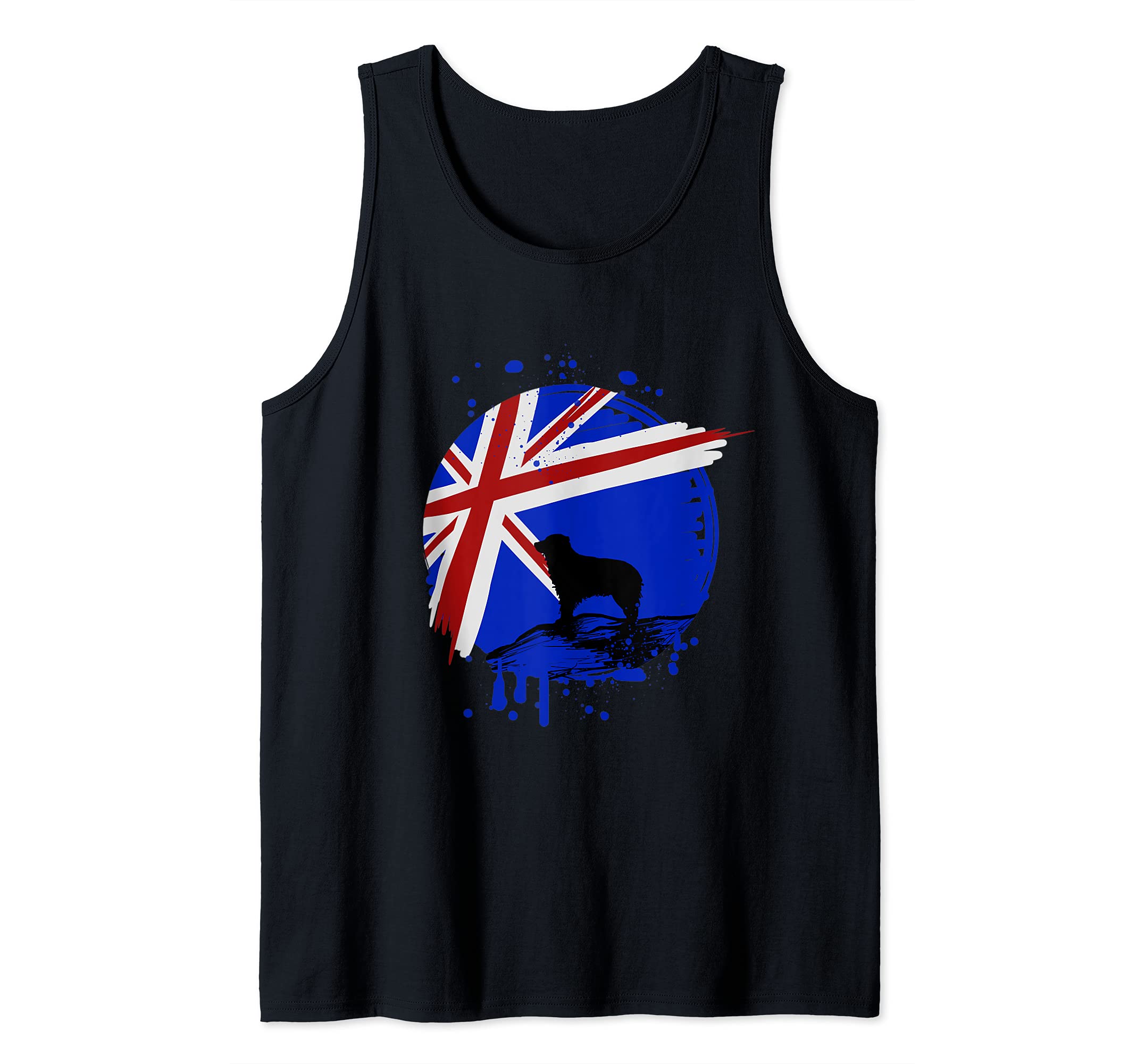 Australian Shepard Dog Flag Gift Tank Top