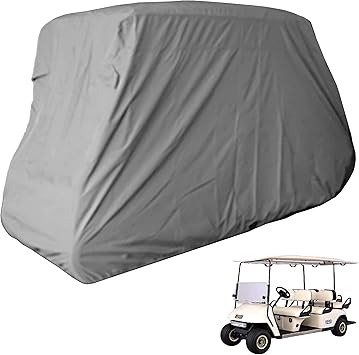 Amazon Com Deluxe 6 Seater Golf Cart Cover Fits E Z Go Club Car
