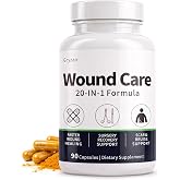Gryzan Wound Healing Supplement, Scar &amp; Wound Care, General and Plastic Surgery Support, Heal Faster &amp; Aids in Recovery Time - 90 Vegan Caps