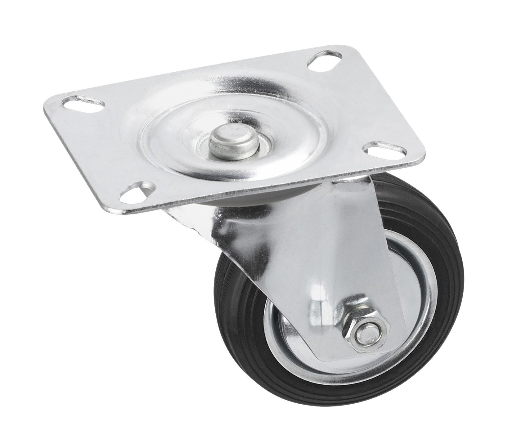 Meister Swivel Castor ✓ ✓ Solid Rubber Wheels ✓ Soft Tread Plate ✓ Roll Bearing Wheel/Castor Heavy Duty Roll, 800700