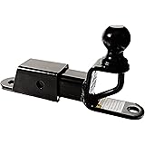 ATV TEK, TRH1 Trio HD Receiver Hitch with Ball Mount, Heavy-Duty Tow Hitch
