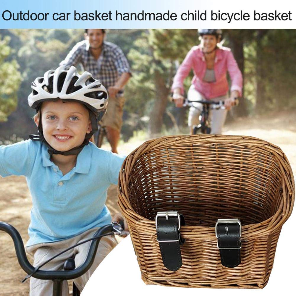cheerfulus Cestas de Mimbre de la Bicicleta de los niños cestas Tejidas Mano de la Bici de la cheerfulus Cestas de Mimbre de la Bicicleta de los niños cestas Tejidas Mano de la Bici de la