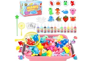 PIXATA Magic Water Toy Elf Kit,Aqua Animal Fairy Water Gel Creative Magic Pet Water Creation kit, 12 Color Gels, Arts & Crafts DIY STEM Kits Children's DIY (12 Colors)