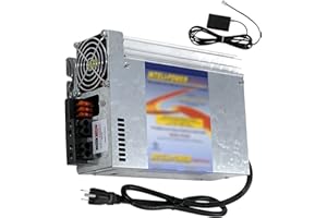 CWDA PD9280AV 12v 80 Amp RV Power Converter Inverter Progressive Dynamics Inteli-Power 9200 Series Converter/Charger with Built-in Charge Wizard for RV Camper Caravans