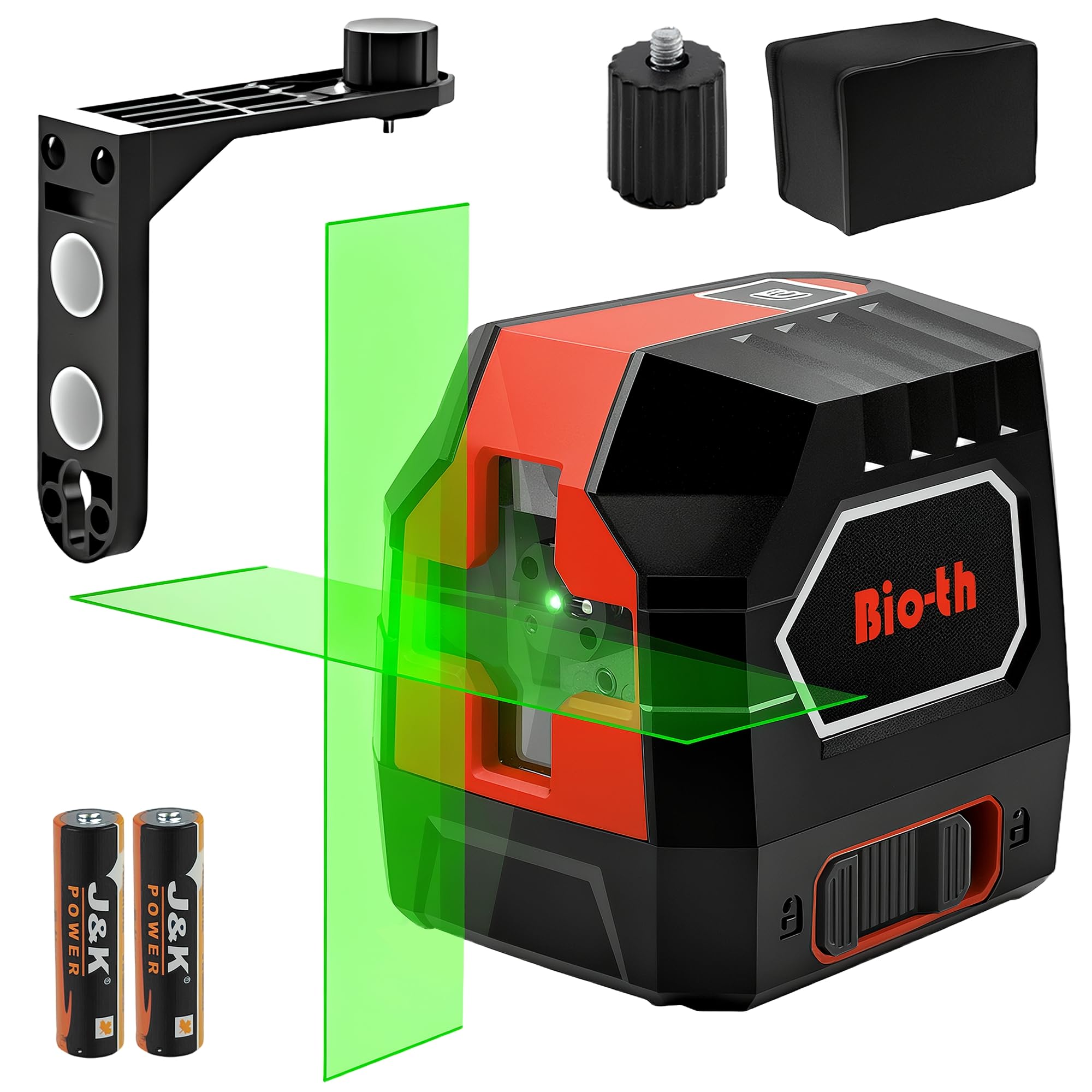 Photo 1 of Laser Level Self-Leveling Green Cross Line,Lazer Level for Picture Hanging,Magnetic Base,100ft,4 Brightness Adjustment, IP54 Waterproof, DIY, Construction, Battery & Carrying Bag Included
