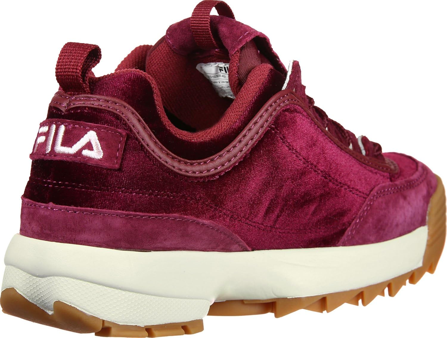 fila scarpe bordo