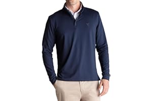 birddogs Men’s Quarter Zip Pullover | Built-in Liner, 4-Way Stretch, Wrinkle-Resistant, Tailored Fit | Work, Golf, Travel