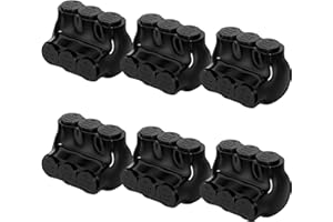 RVBOATPAT 6 Pack Insulated Tap Connector 3 Port 2-14 AWG Aluminum Wire Connector Single-Sided Entry 5/32" Allen Hex Electrical Power Connectors