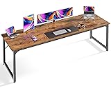 Huuger Computer Desk, 80 Inch Office Desk, Gaming