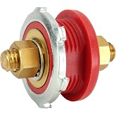 Fastronix Red Thru Panel Battery Terminal Connector