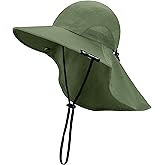 Solaris Sun Hat with Neck Flap, UPF 50 Sun Protection Lightweight Sun Cap for Men Women, Wide Brim Hat for Fishing Hiking