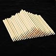 SATINIOR 100 Pieces Heavy Duty Wood Stylus Tools for Scratch Wooden Art Stylus Stick 5.5 Inch in Length
