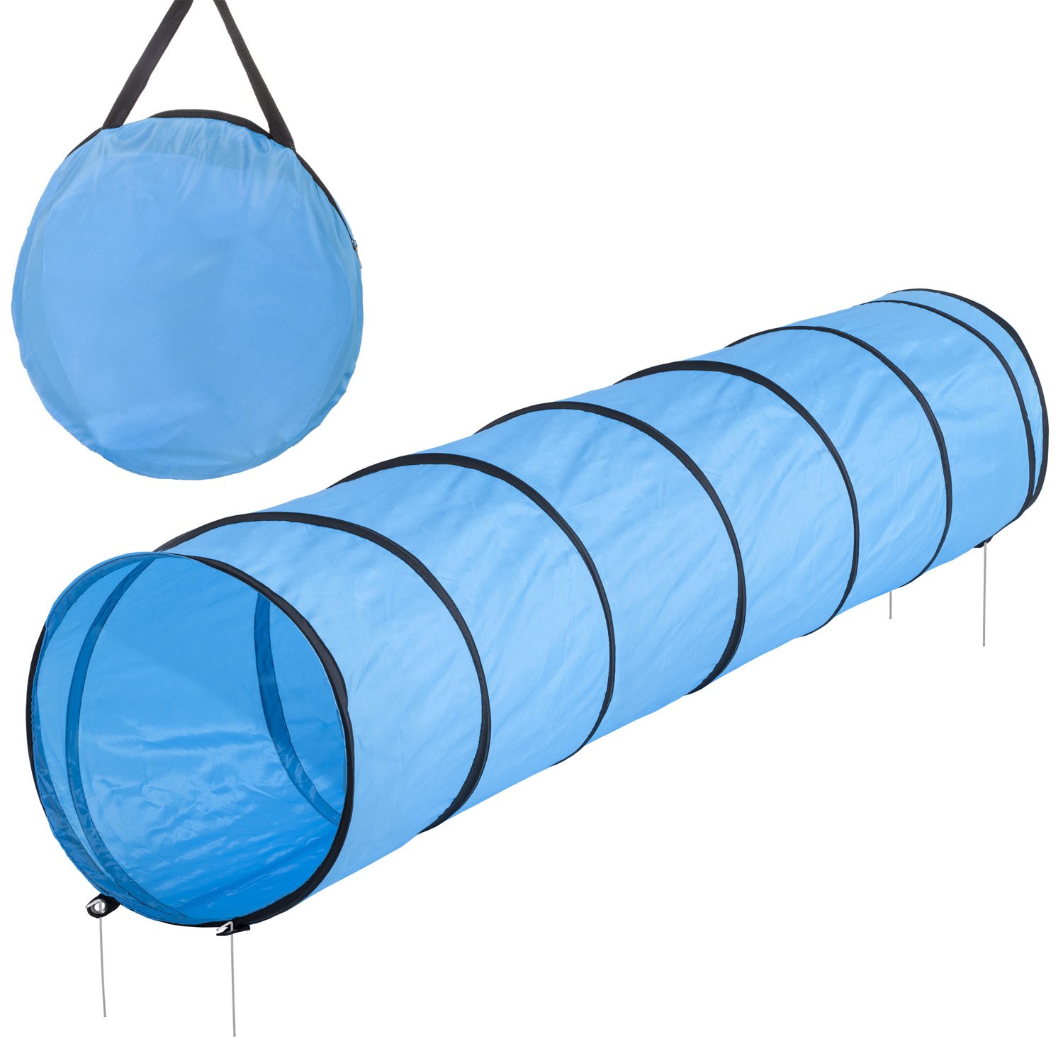 Dog Agility Tunnel Dog Agility Tunnel Tunnel Game with Pegs and Carry