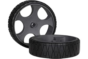 Wilderness Systems 12" No-Flat Wheels, Pair - for Heavy Duty Kayak Cart, Black