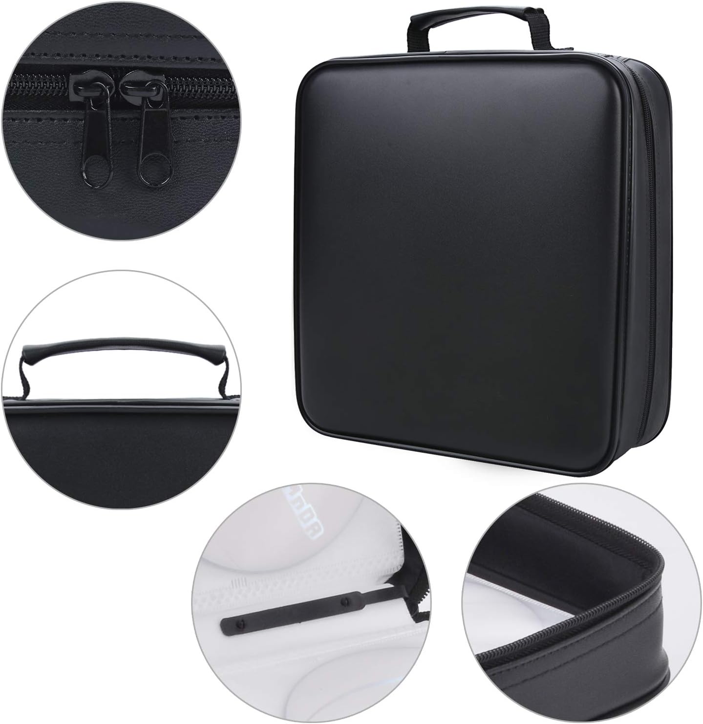 CD Case, COOFIT DVD Case 320 Capacity DVD Storage Case CD Organizer Discs Case for Travel (Black): Electronics