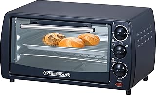 Mini Backofen 13 Liter | Pizzaofen | Timer | herhausnehmbares Krümelblech | Minibackofen | Backofen | Kleiner Backofen | 1200 Watt