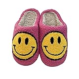 KEYUSHOP Happy Face Slippers for Kids Smile Face