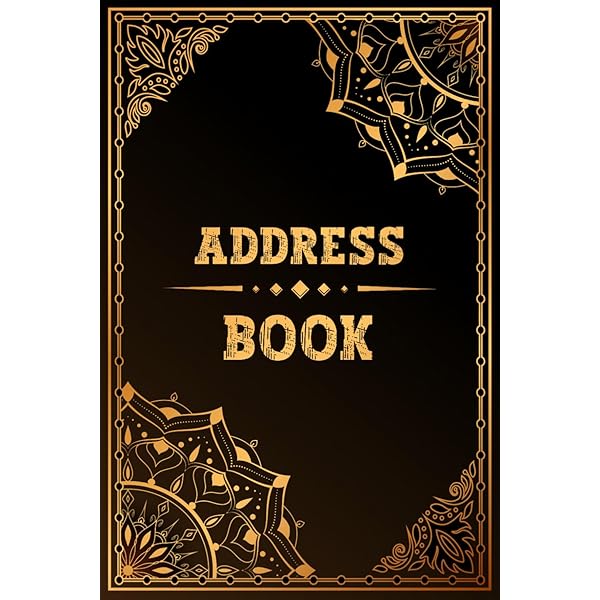 Address Book: A-Z Address And Phone Book, Hardback | A5 Size With A-Z Index | Ideal Organizer For Storing Essential Contact Information | Record ... Emails, Social Media, Websites, And Notes - View #2