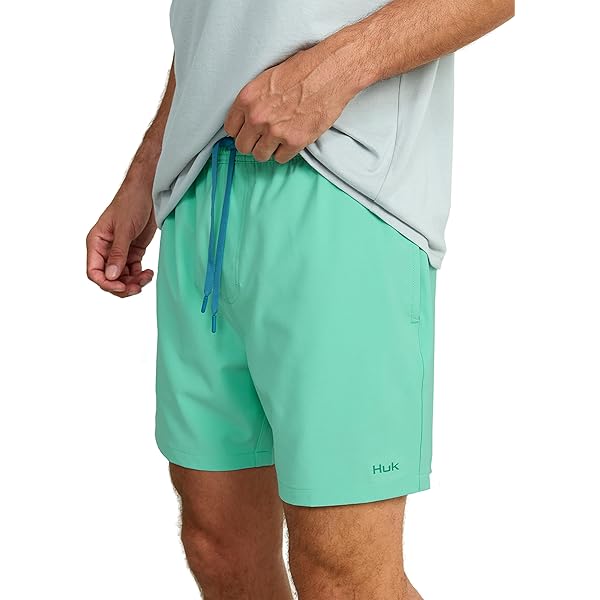 Short De Sport HUK Pursuit Homme 2XL Noir - Doublé, Séchage Rapide, Pêche Randonnée