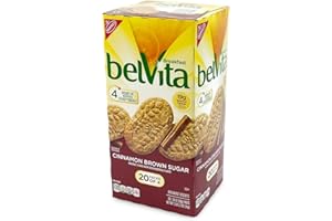 Belvita Cinnamon Brown Sugar Breakfast Biscuits, 25 ct. NET WT 44 OZ (00044000043209)