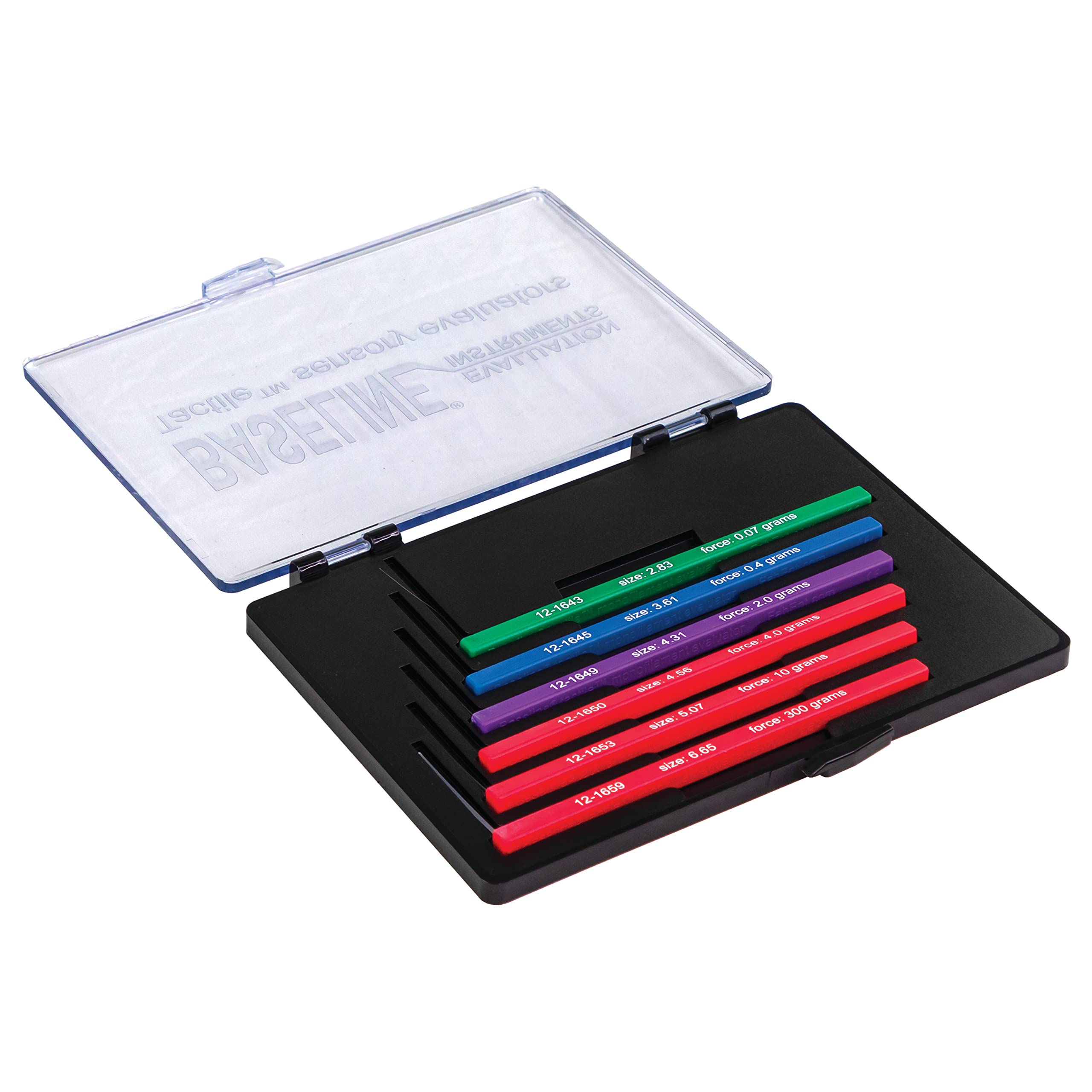 Photo 1 of Baseline Tactile Monofilament Sensory Perception Evaluation Tool 6-Piece Set, Clinical Level Screening Test for Hands, Feet, (2.83, 3.61, 4.31, 4.56, 5.07, 6.65 gram)