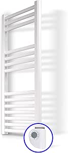 Cicsa Paris Radiador Toallero Eléctrico, Acero, Blanco, 800 x ...