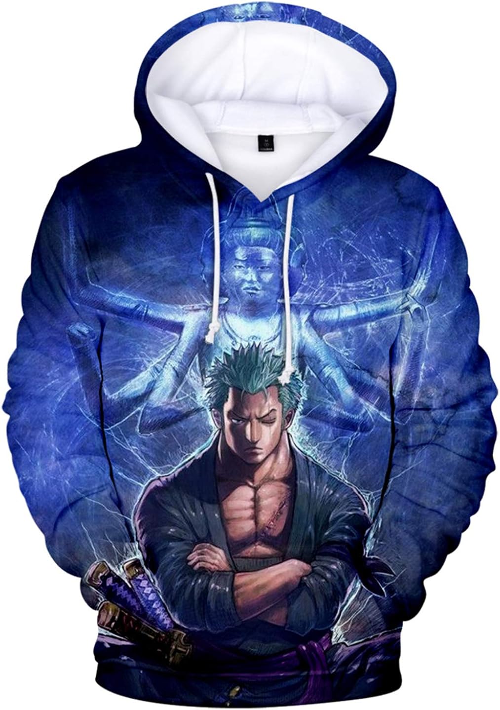 HAOSHENG Sudadera One Piece Luffy 3D para Niños Hombres