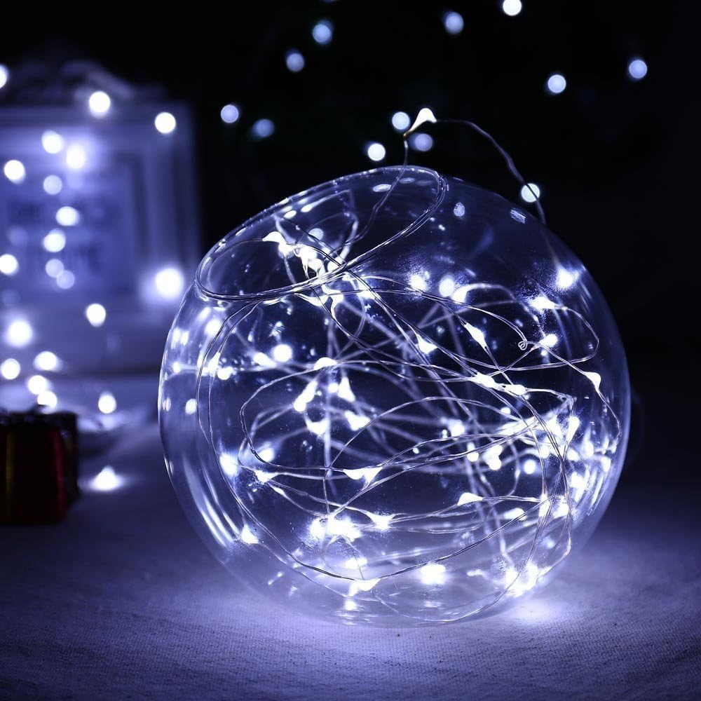 Tuokay Solar Garden Lights 22m 200 LED 8 Twinkling Modes Waterproof Copper Wire Fairy Lights - Image 4
