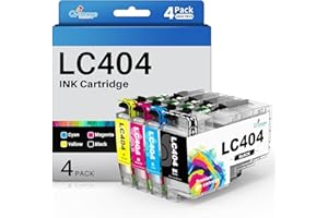 LC404 Ink Cartridges Replacement for Brother Ink cartridges LC404 LC 404 LC-404 for MFC-J1215W MFC-J1205W MFC-J1205W XL Print