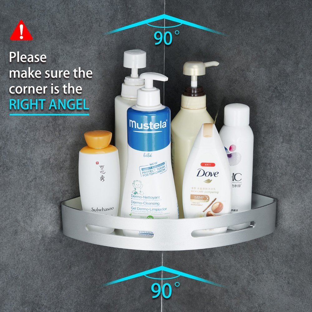 Gricol Bathroom Corner Shelf Shower Caddy 2 Pack