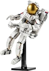 LEGO Creator 3in1 Space Astronaut Toy to Dog Figure to Viper Jet view 10