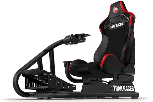 Trak Racer RS6 Racing Simulator Cockpit with Black/Red Reclining