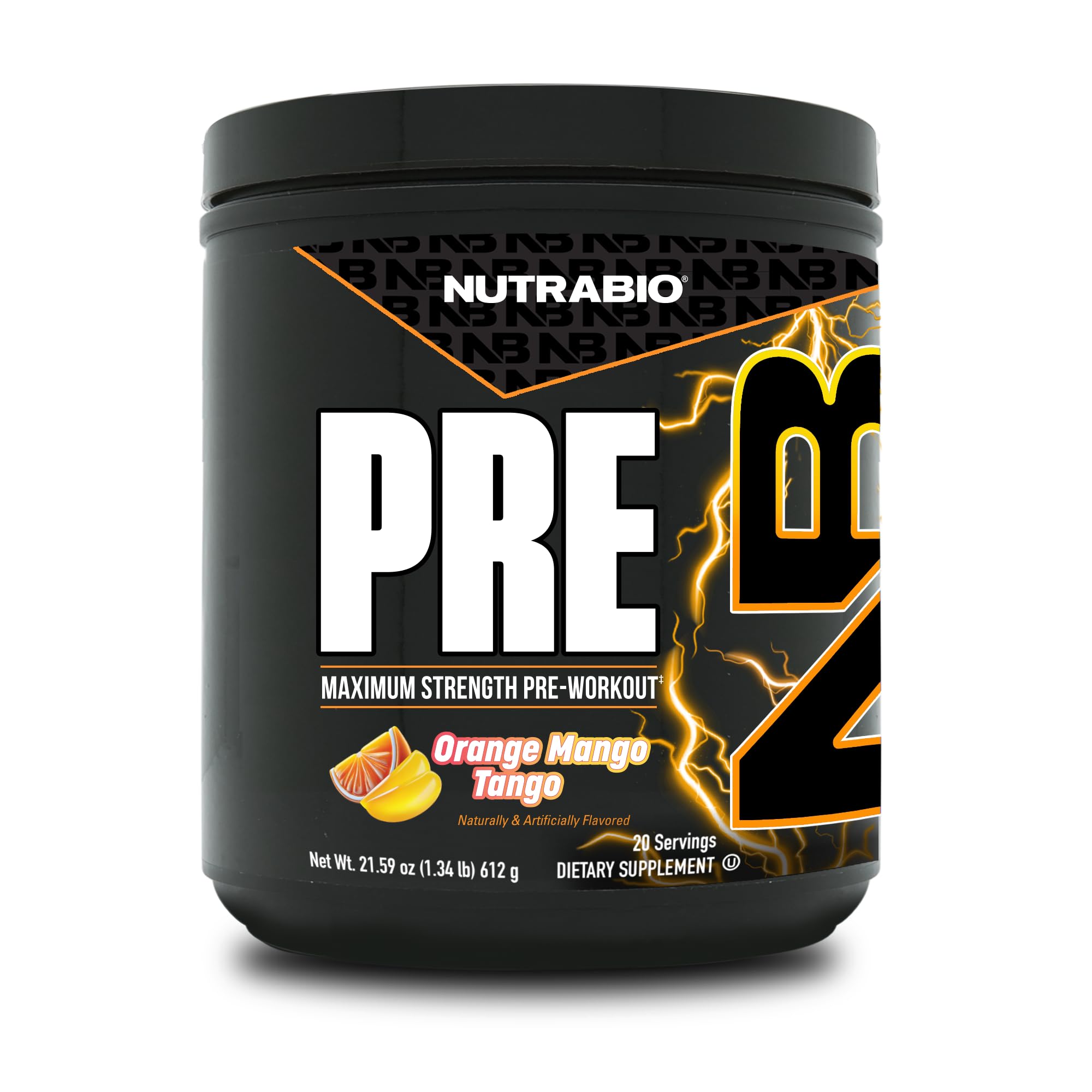 PRE Maximum Strength Pre-Workout (Orange Mango Tango)