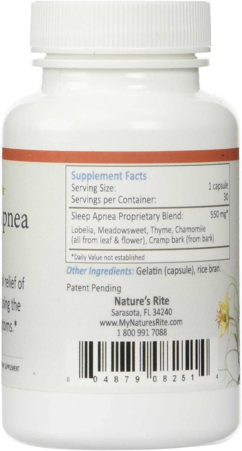 Nature's Rite Sleep Apnea Relief, 30 Count: Health & Personal Care