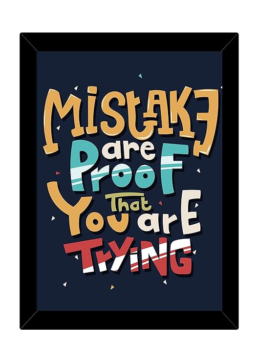 Decor Frames Inspirational , Motivational Quotes frame 27 X 34 CM