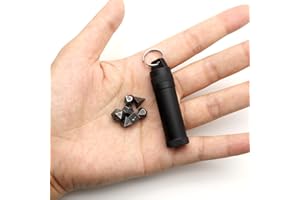 Haxtec Mini Dice Set Tiny Metal DND Dice Set with Dice Case Portable Antique Iron Metal Dice Set for Keychain